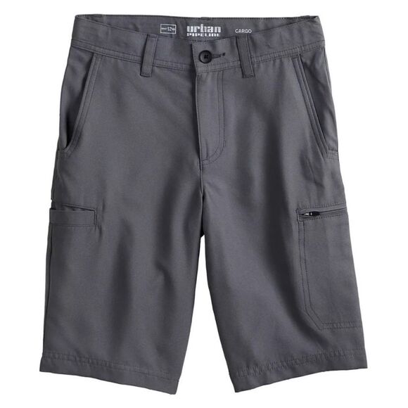 Boys Urban Pipeline™ Tech Cargo Shorts NWT Size 14 Regular Gray - Picture 1 of 9